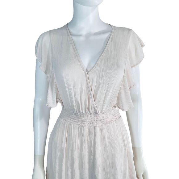 Forever 21 Fit & Flare Mini Dress Light Pink Medium - Picture 2 of 9